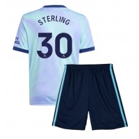 Dres Arsenal Raheem Sterling #30 Tretina pre deti 2024-25 Krátky Rukáv (+ trenírky)